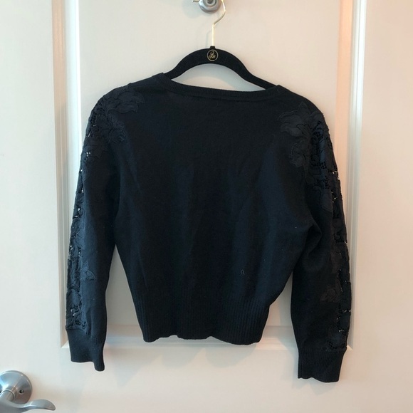 Diane Von Furstemberg Doris Cardigan in Black - Picture 12 of 16